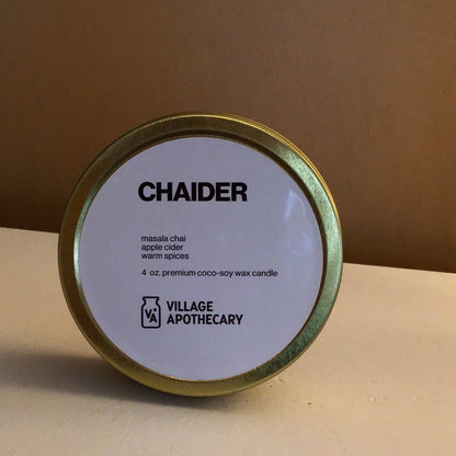 Village Apothecary Chaider Candle in Tin