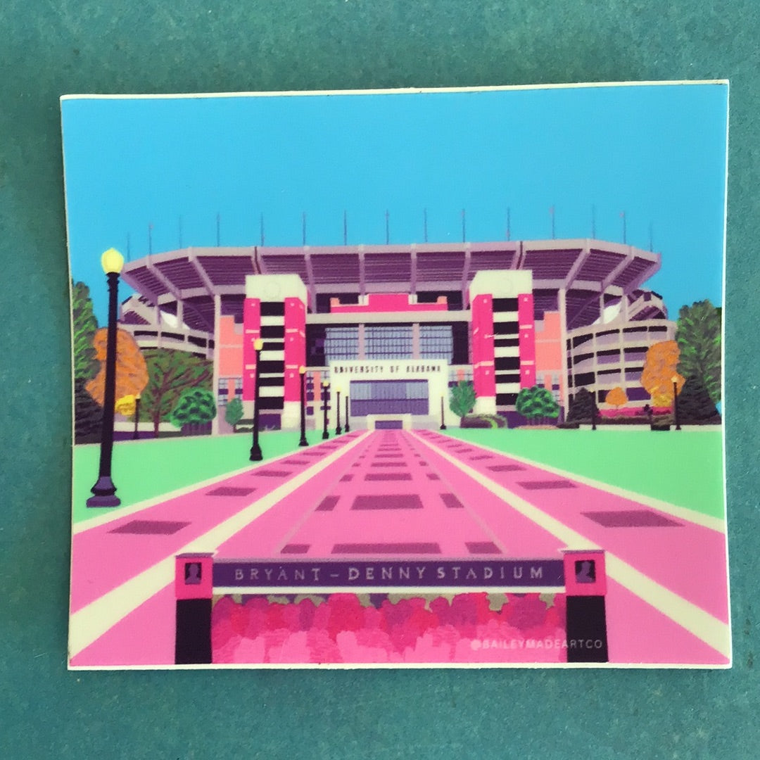 UA Bryant Denny Stadium Sticker