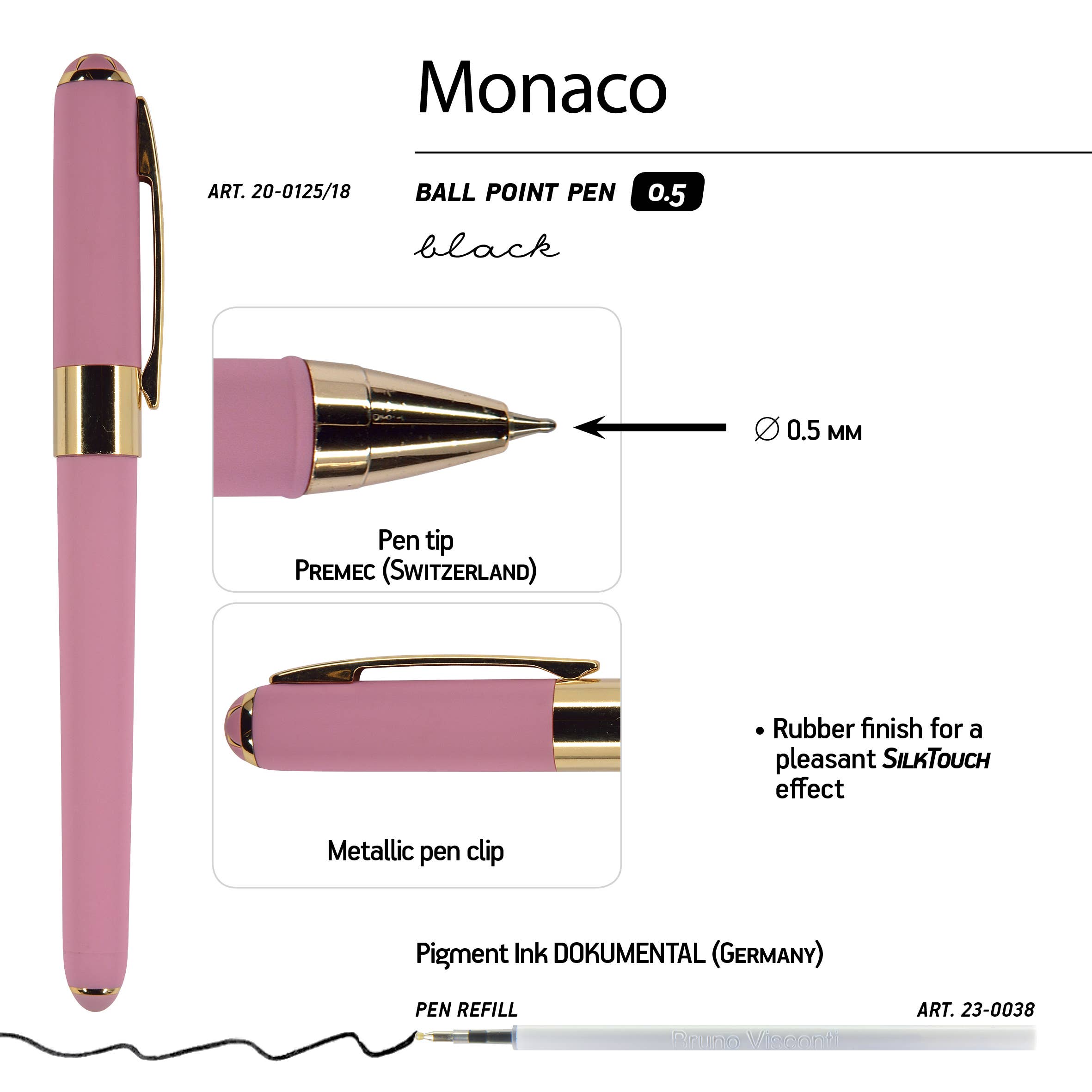 Monaco Pen Pink