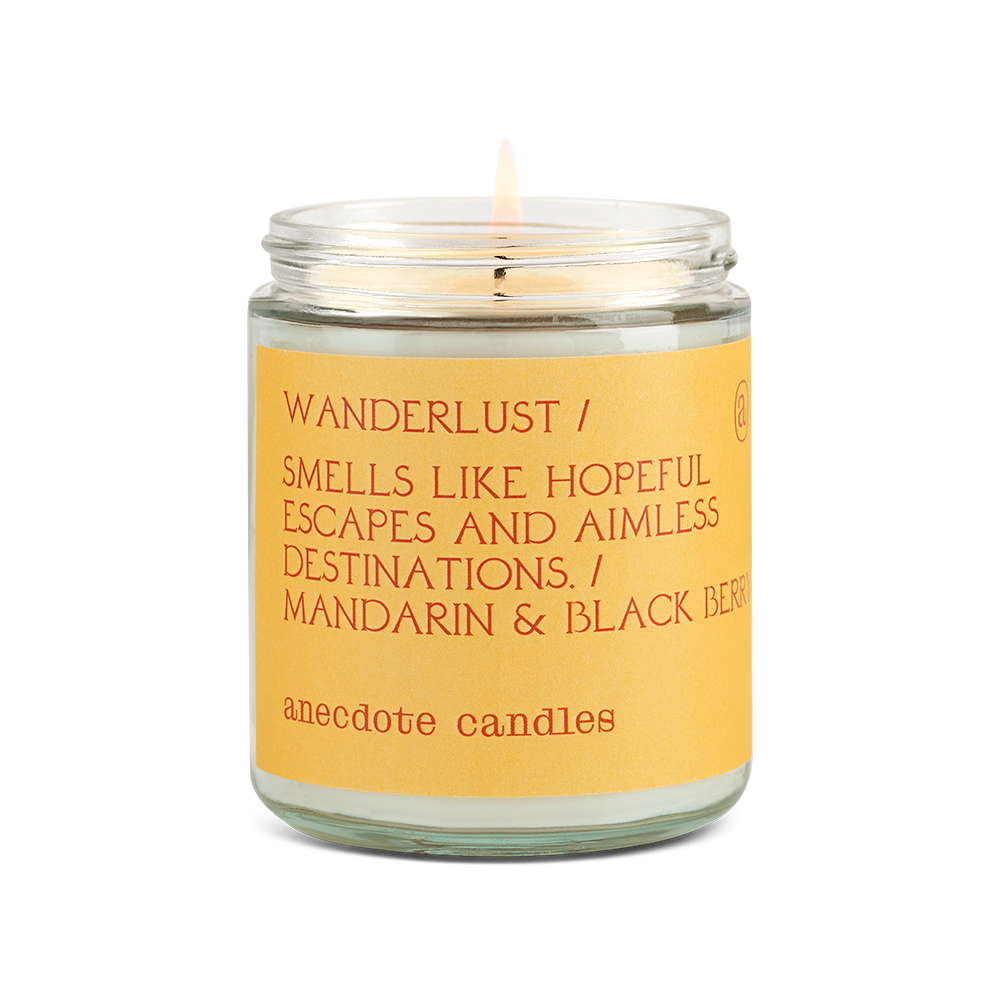 Wanderlust Candle (Mandarin &amp; Black Berry) Candle