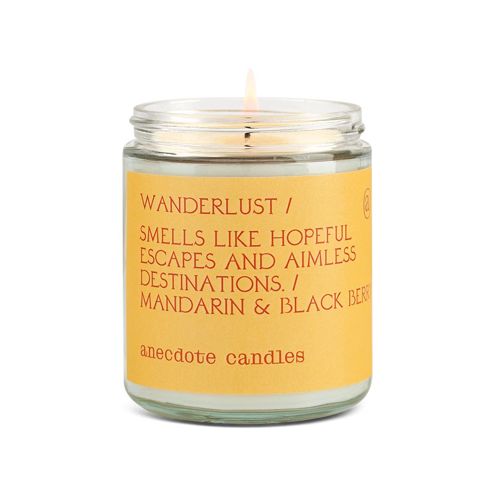 Anecdote Candles - Wanderlust (Mandarin &amp; Black Berry)