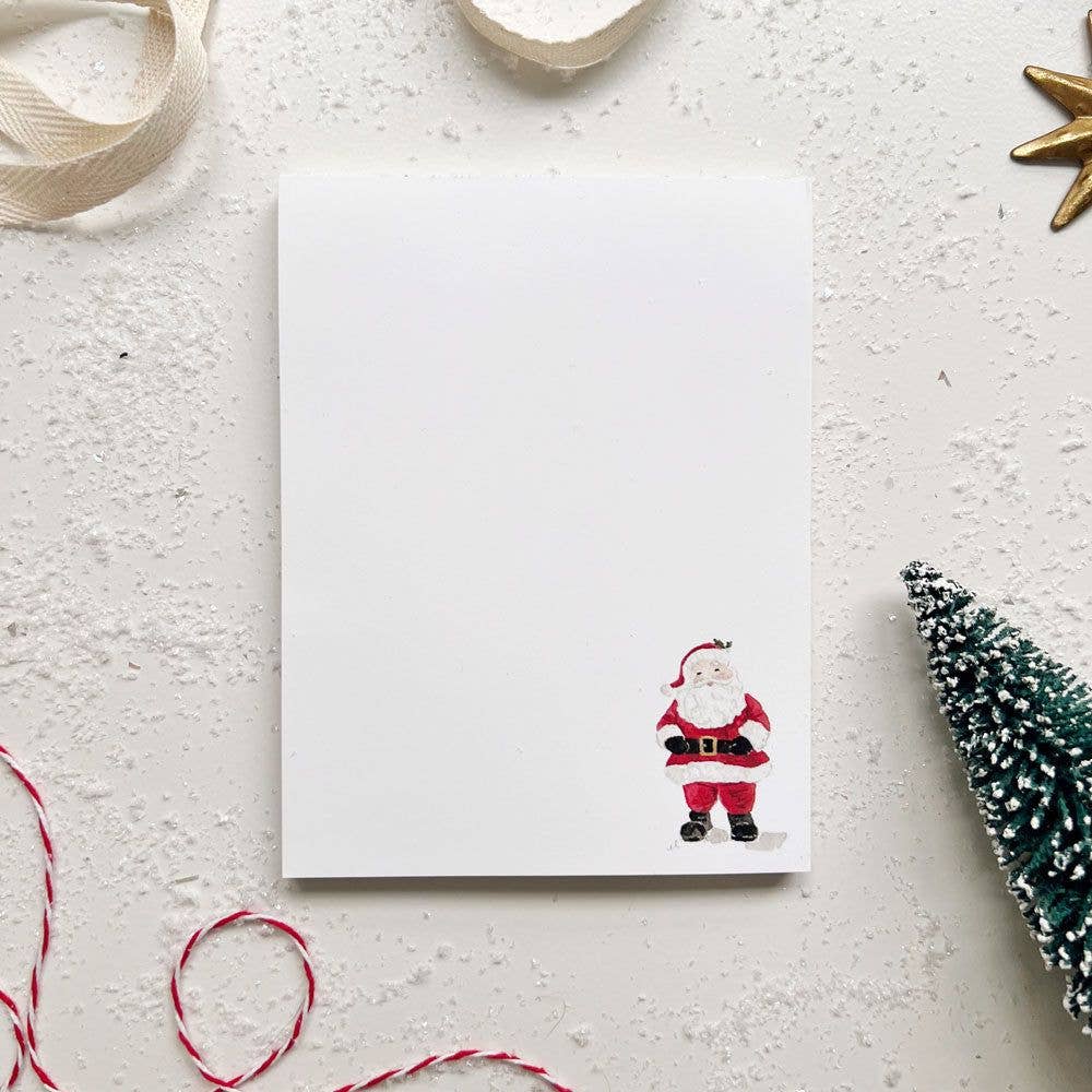 Santa Notepad by Emily Lex