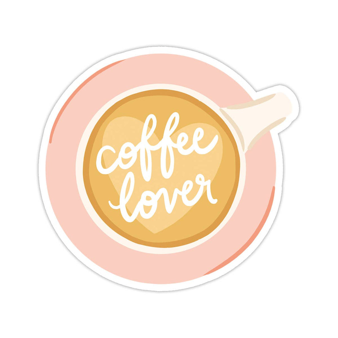 Coffee Lover Vinyl Sticker - Coffee Shop Sticker, Gift