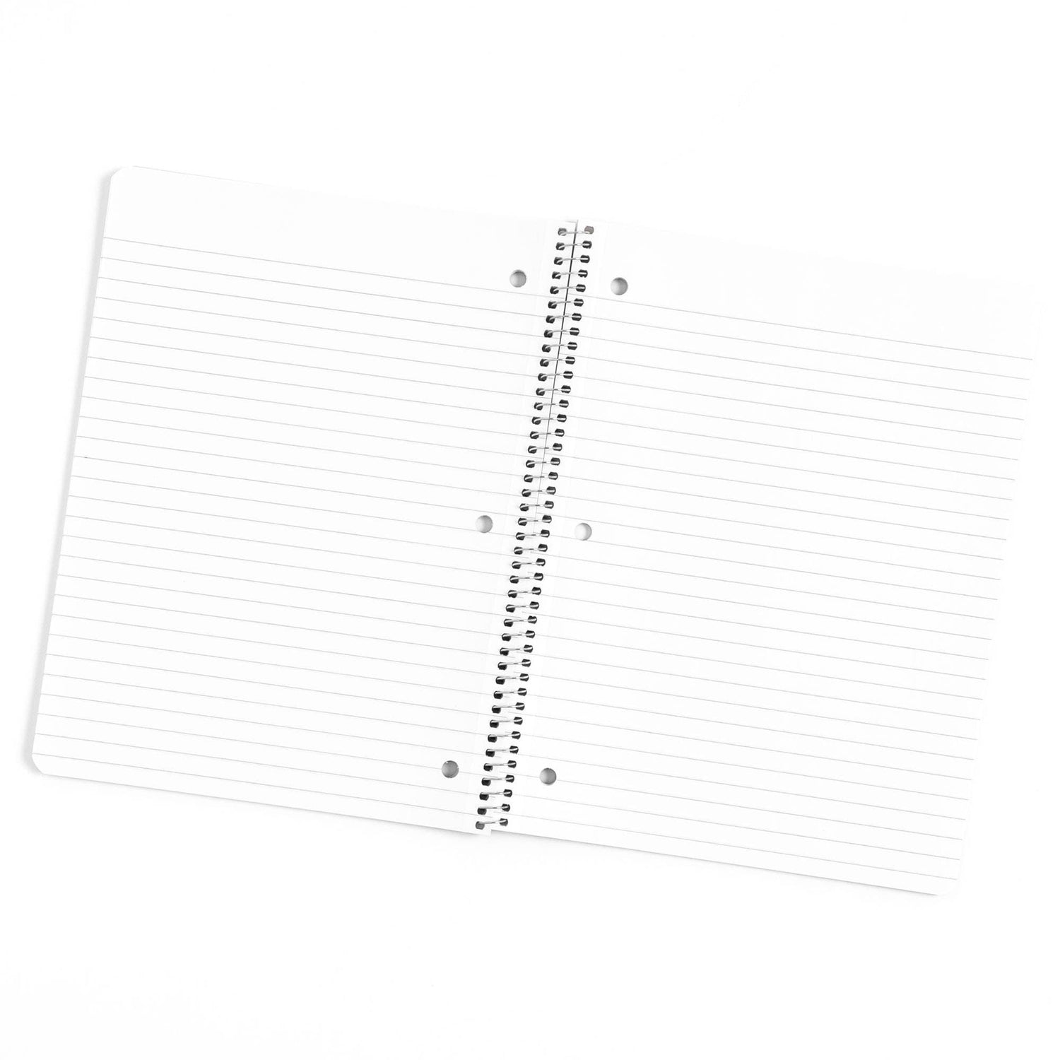 Wavy Icons Spiral Notebook