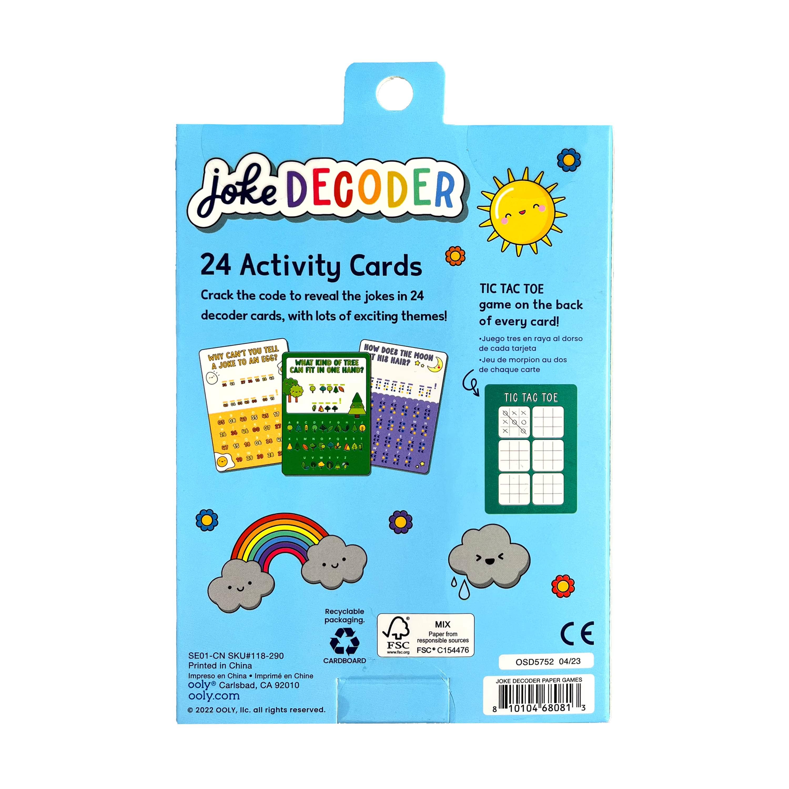 Joke Decoder Activity Cards - Set of 24