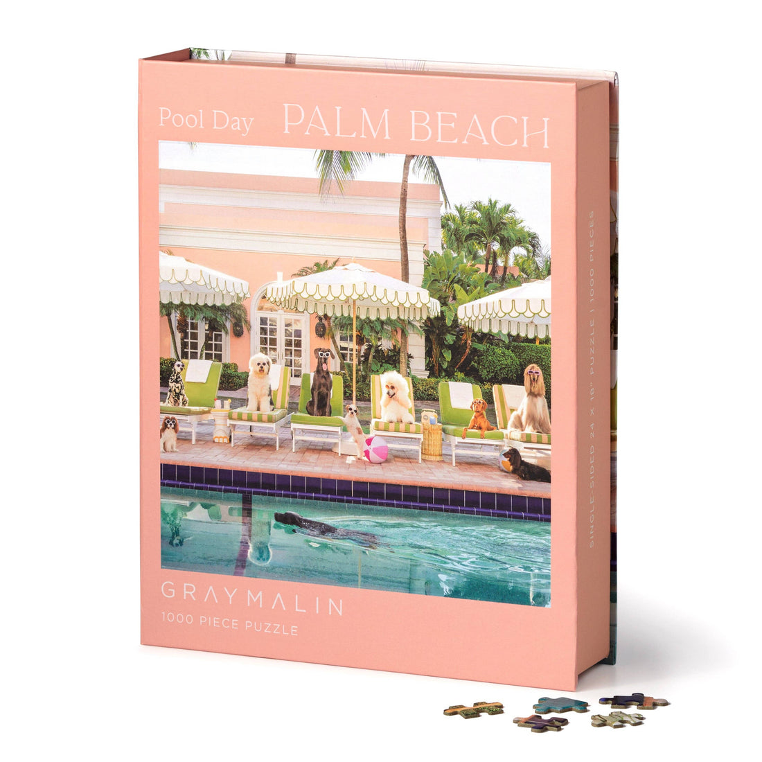 Gray Malin Palm Beach 1000 Piece Book Box Puzzle