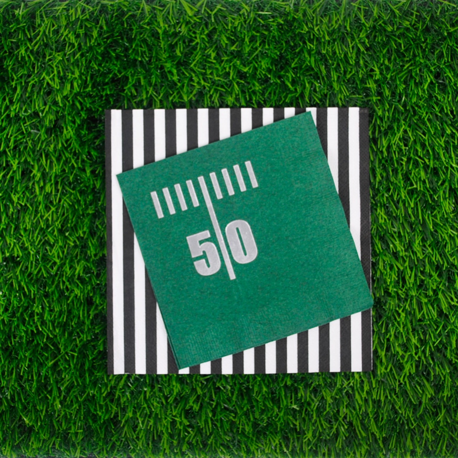 50 Yard Line Football Cocktail Napkins