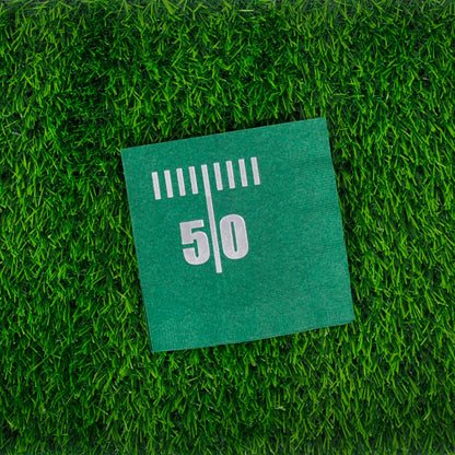 50 Yard Line Football Cocktail Napkins