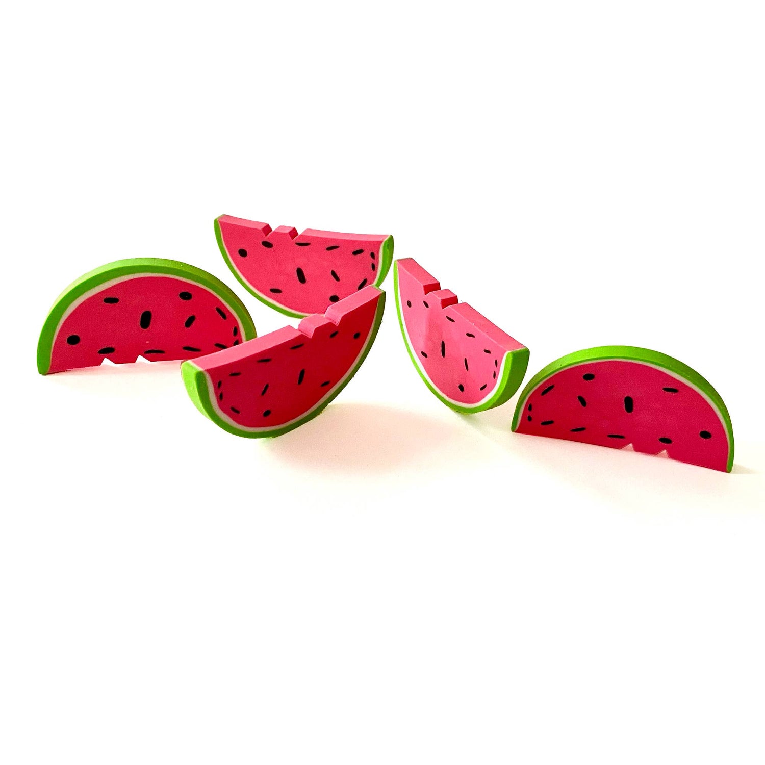 watermelon shaped eraser