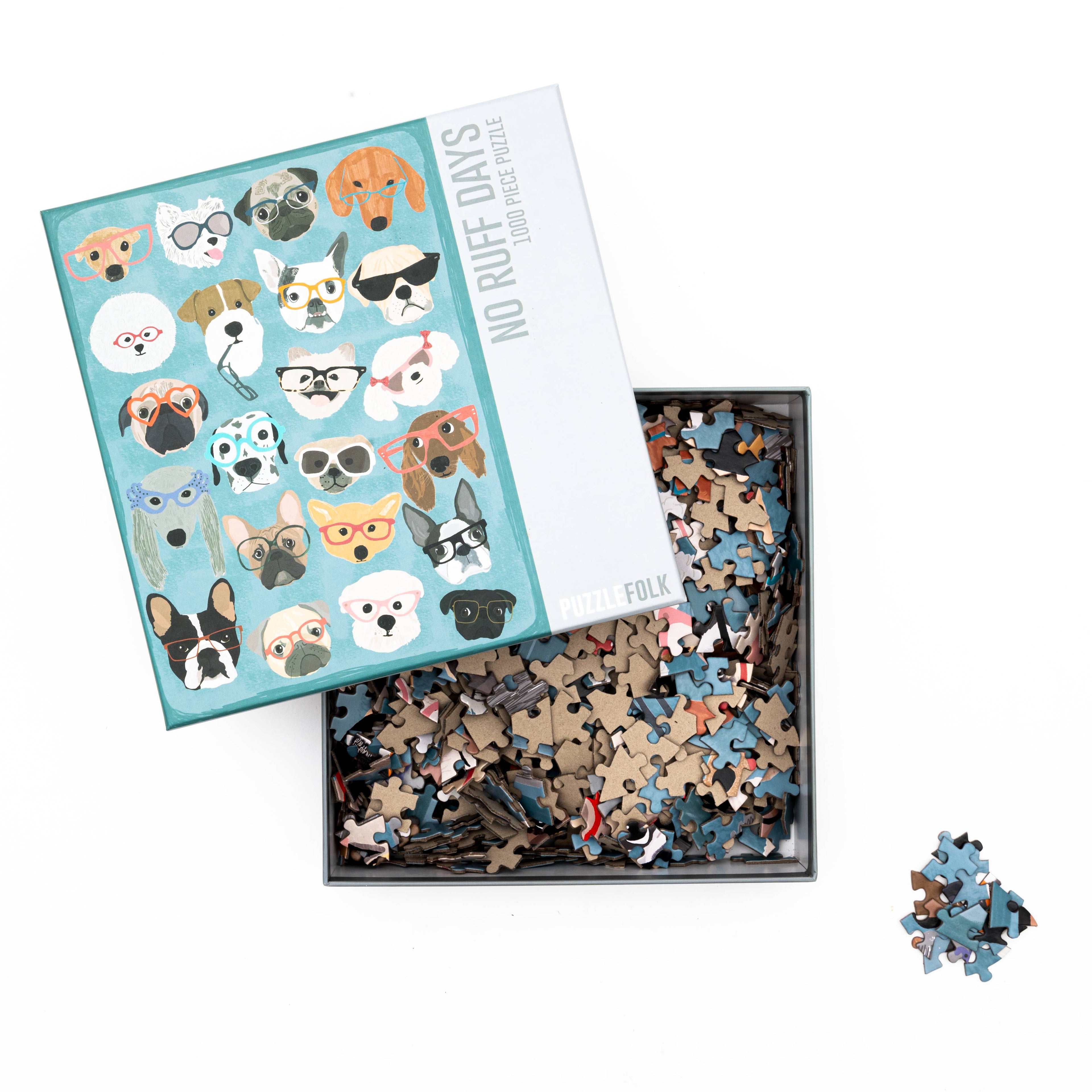 No Ruff Days Dogs 1000 Piece Puzzle by Hanna Melin