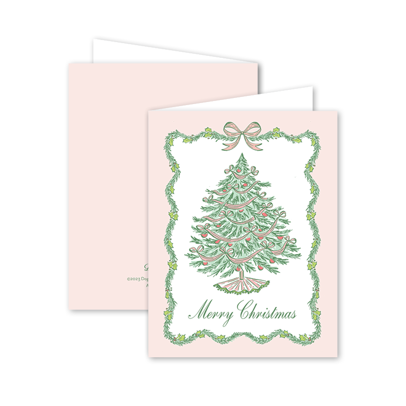 Holly Lane Pink Box Set of 8 Cards