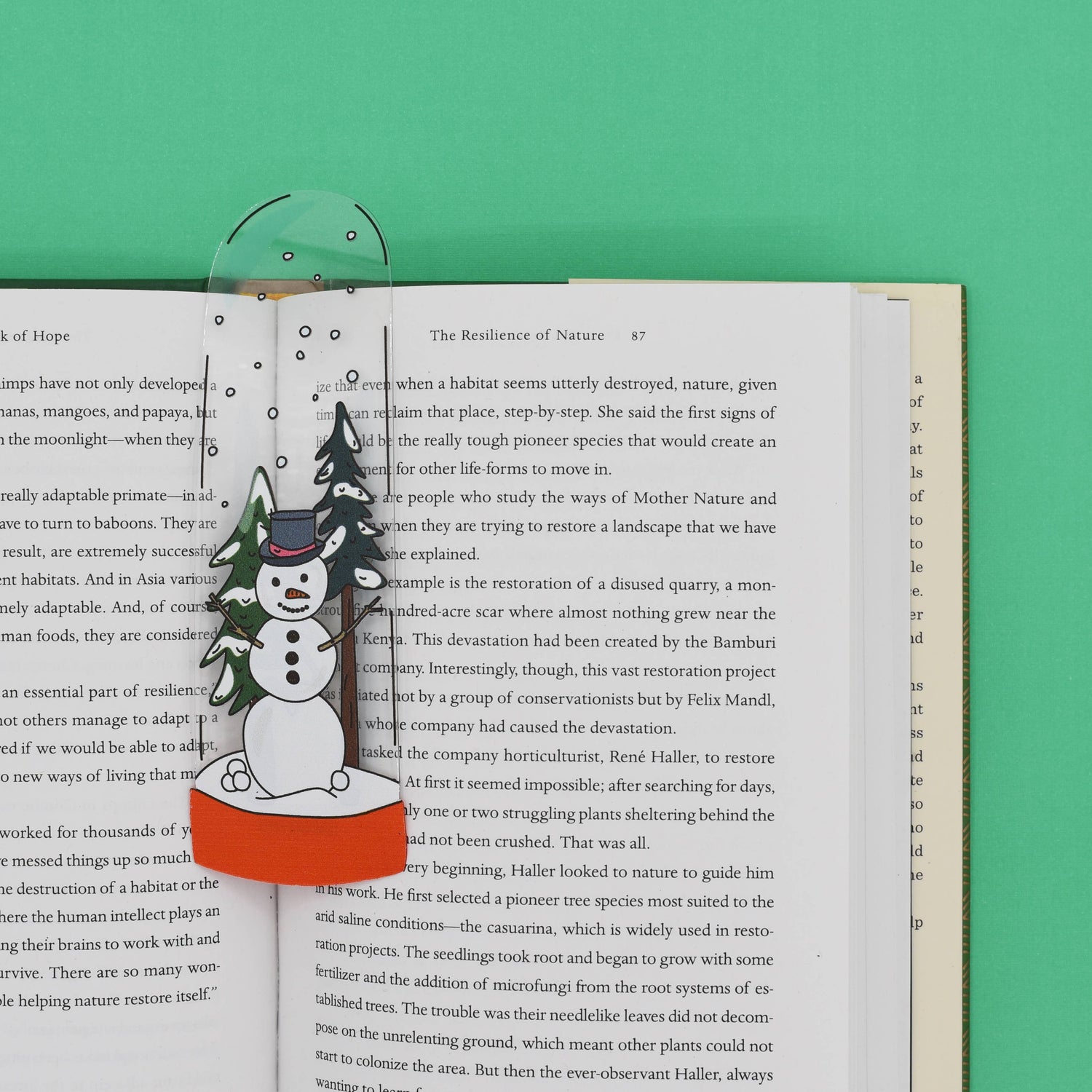 Snow Globe Bookmark (it&