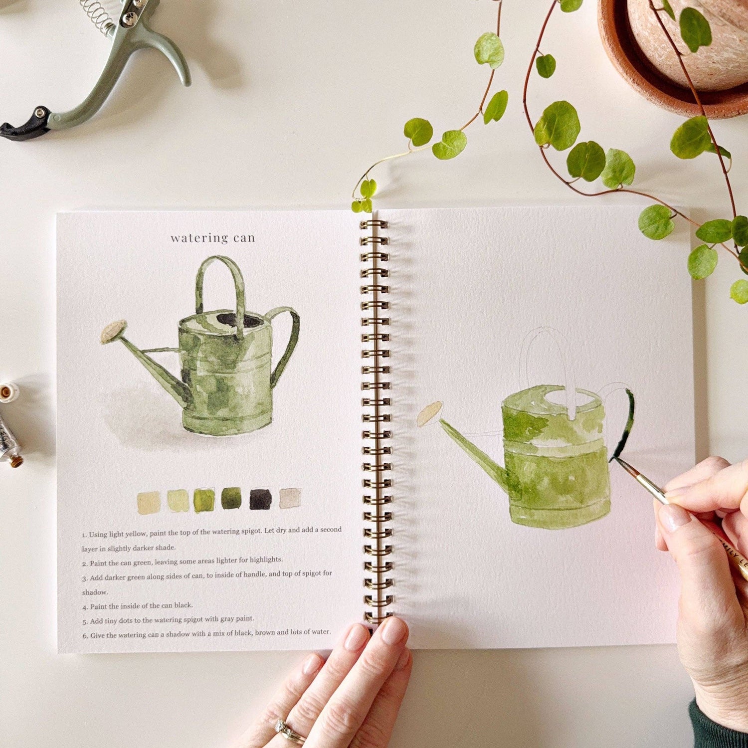 Emily Lex Garden Watercolor Workbook