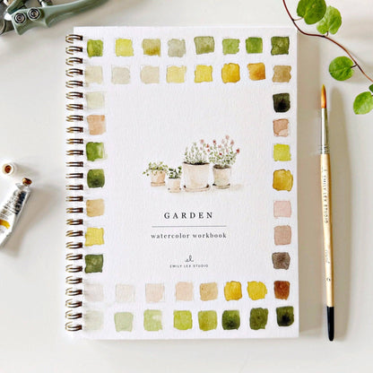 Emily Lex Garden Watercolor Workbook