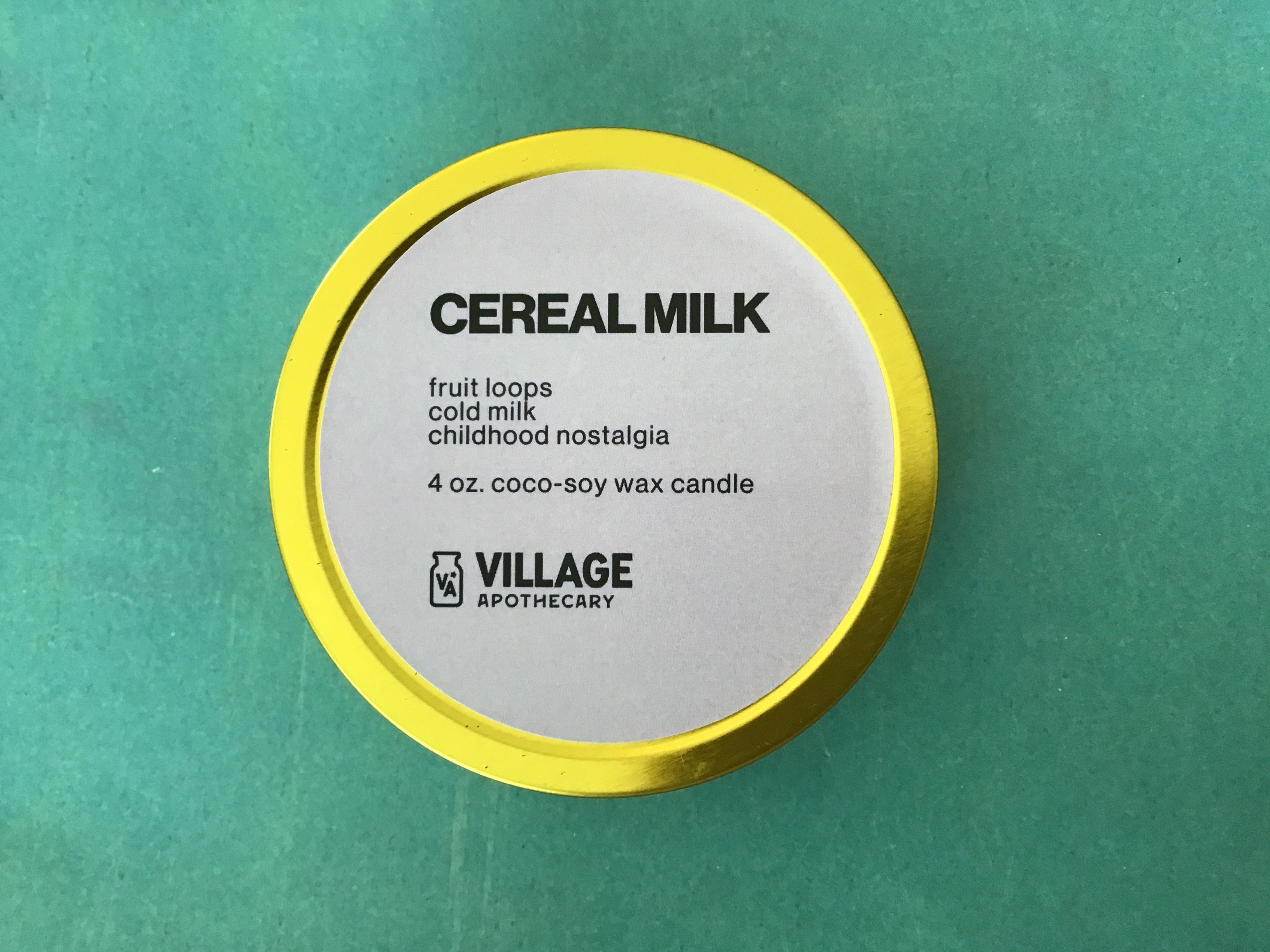 Village Apothecary Cereal Milk Candle in Tin