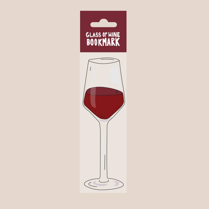 Glass of Wine Bookmark (it&