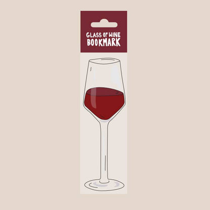 Glass of Wine Bookmark (it&