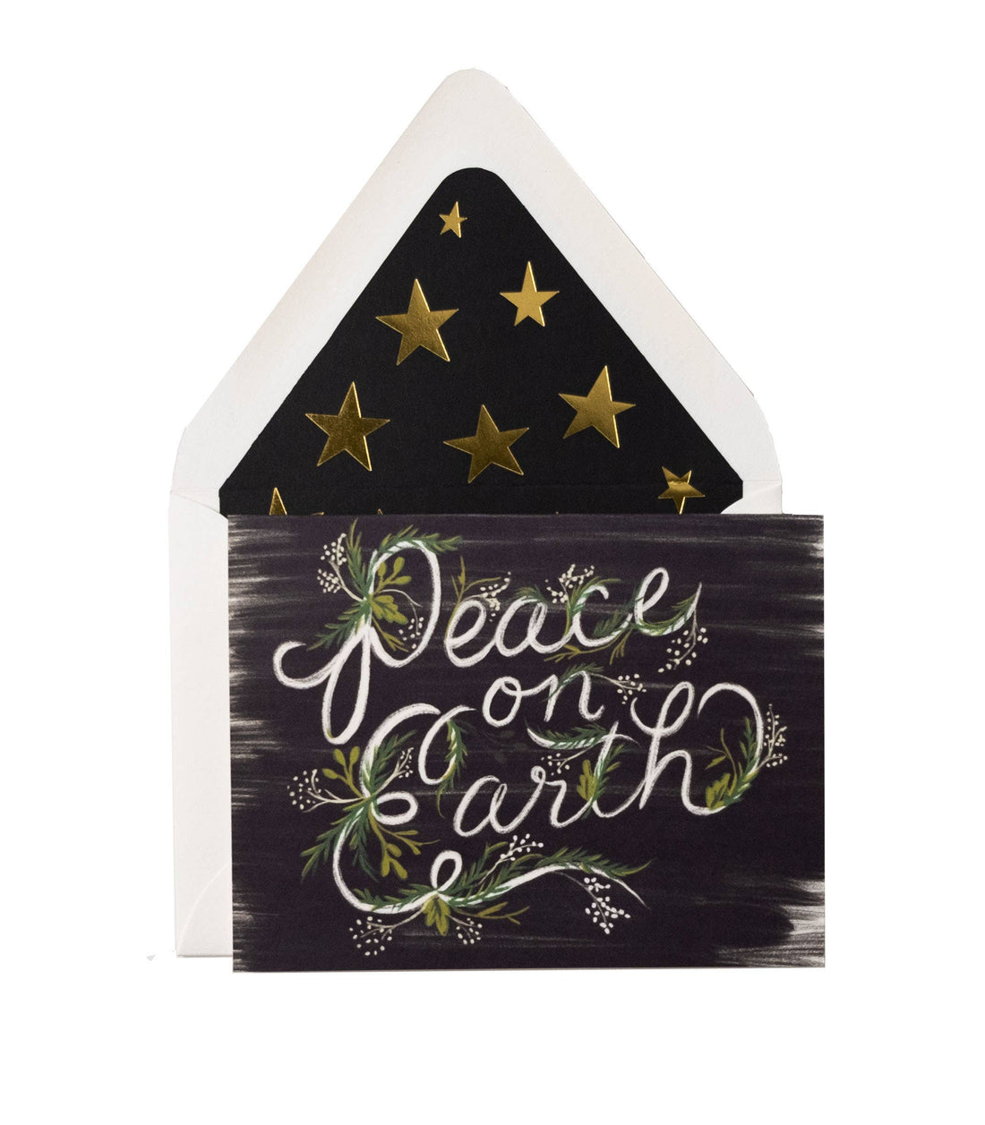 Peace On Earth Christmas Holiday Greeting Card