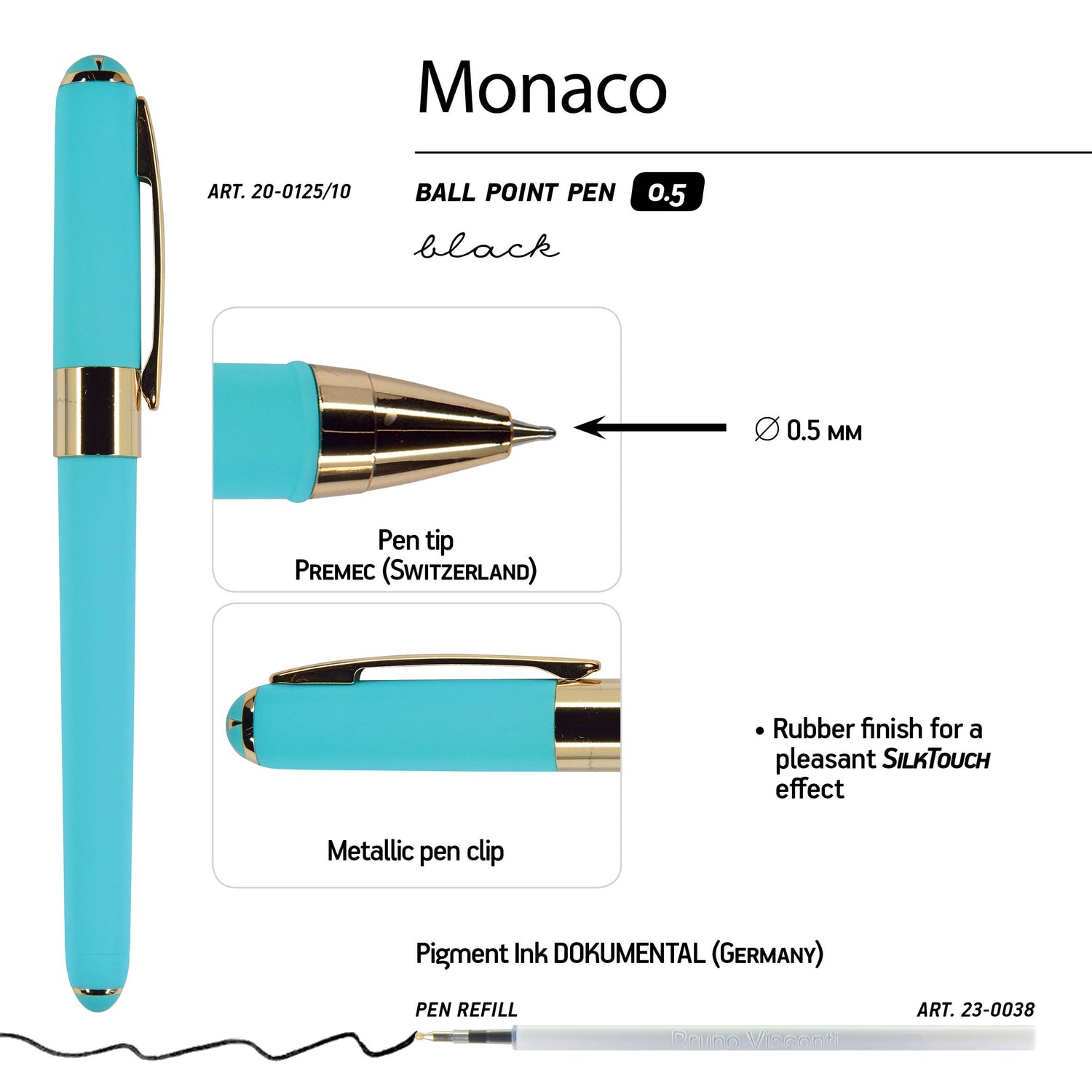 Monaco Pen Azure