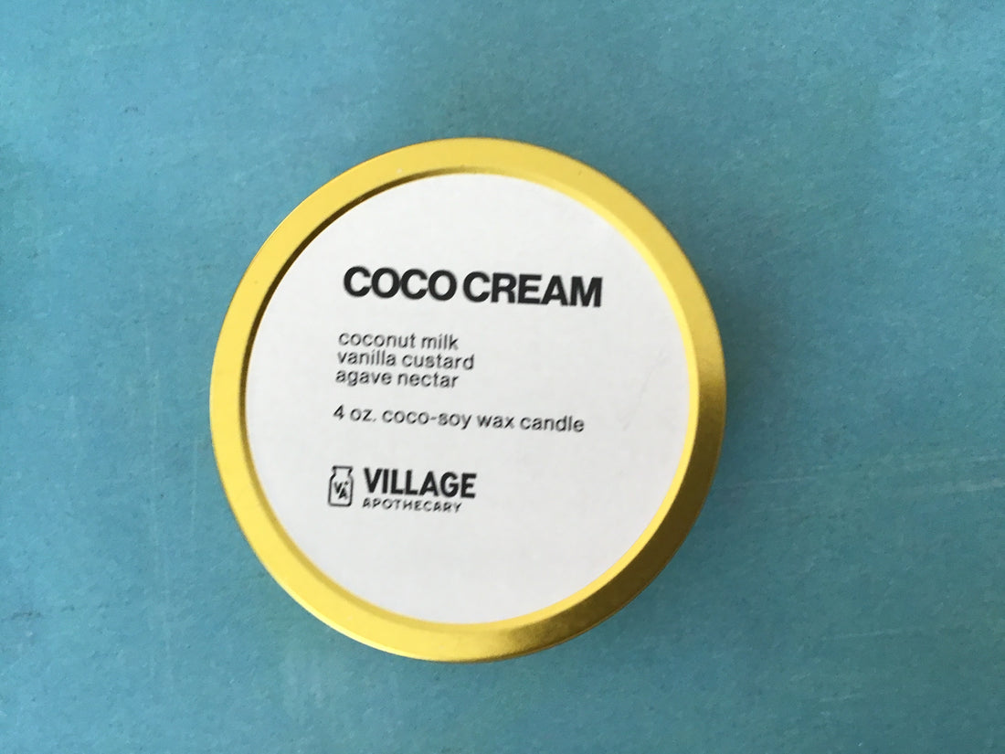 Village Apothecary Coco Cream Candle in Tin
