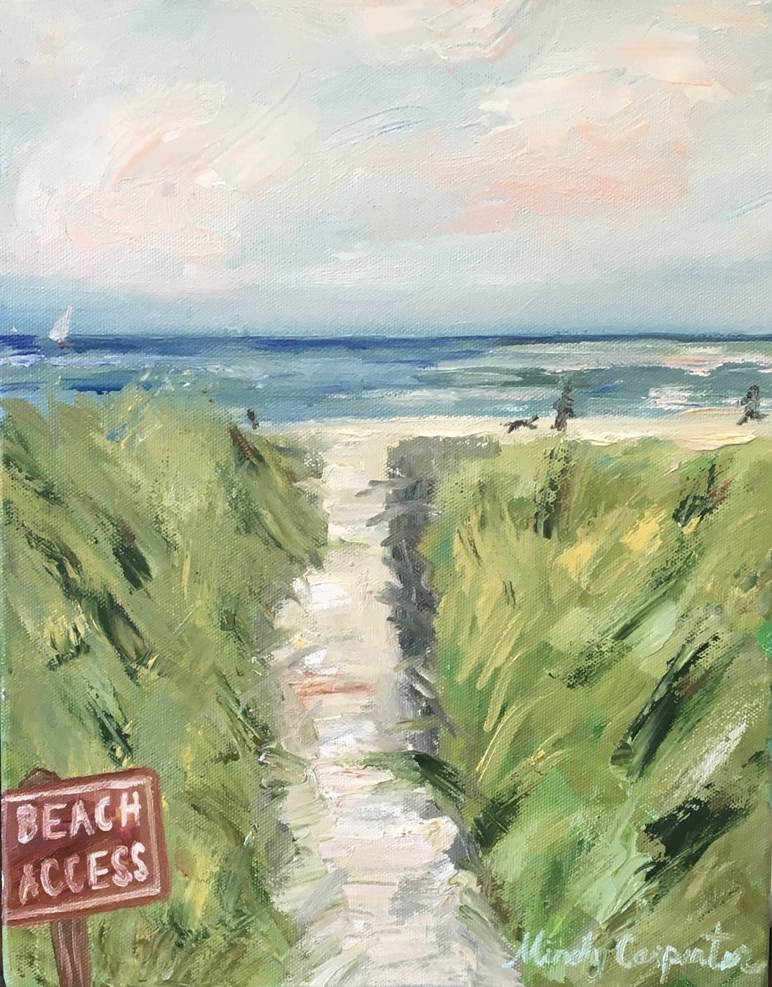 Beach Access Postcard