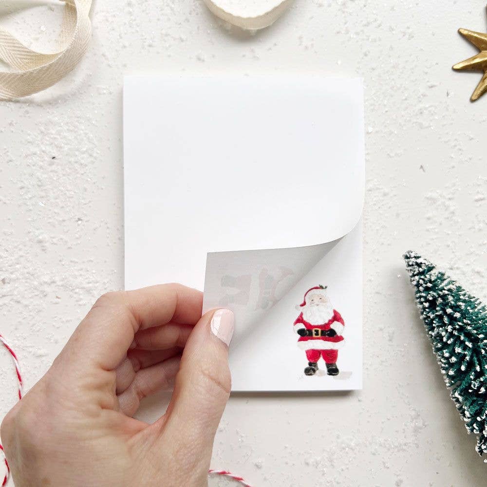 Santa Notepad by Emily Lex