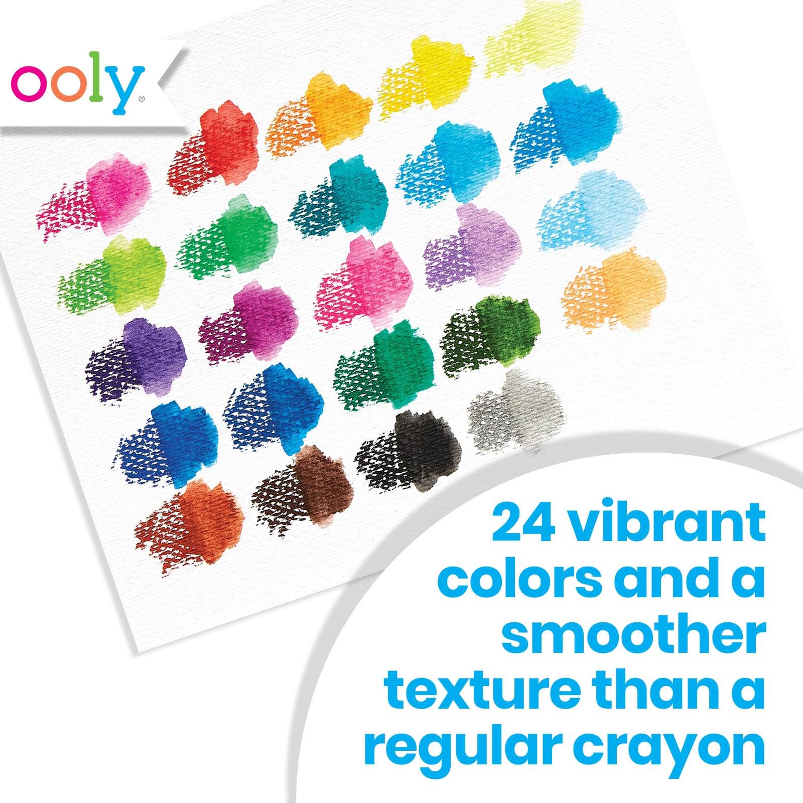 Smooth Stix Watercolor Gel Crayons - Set of 6 Colors