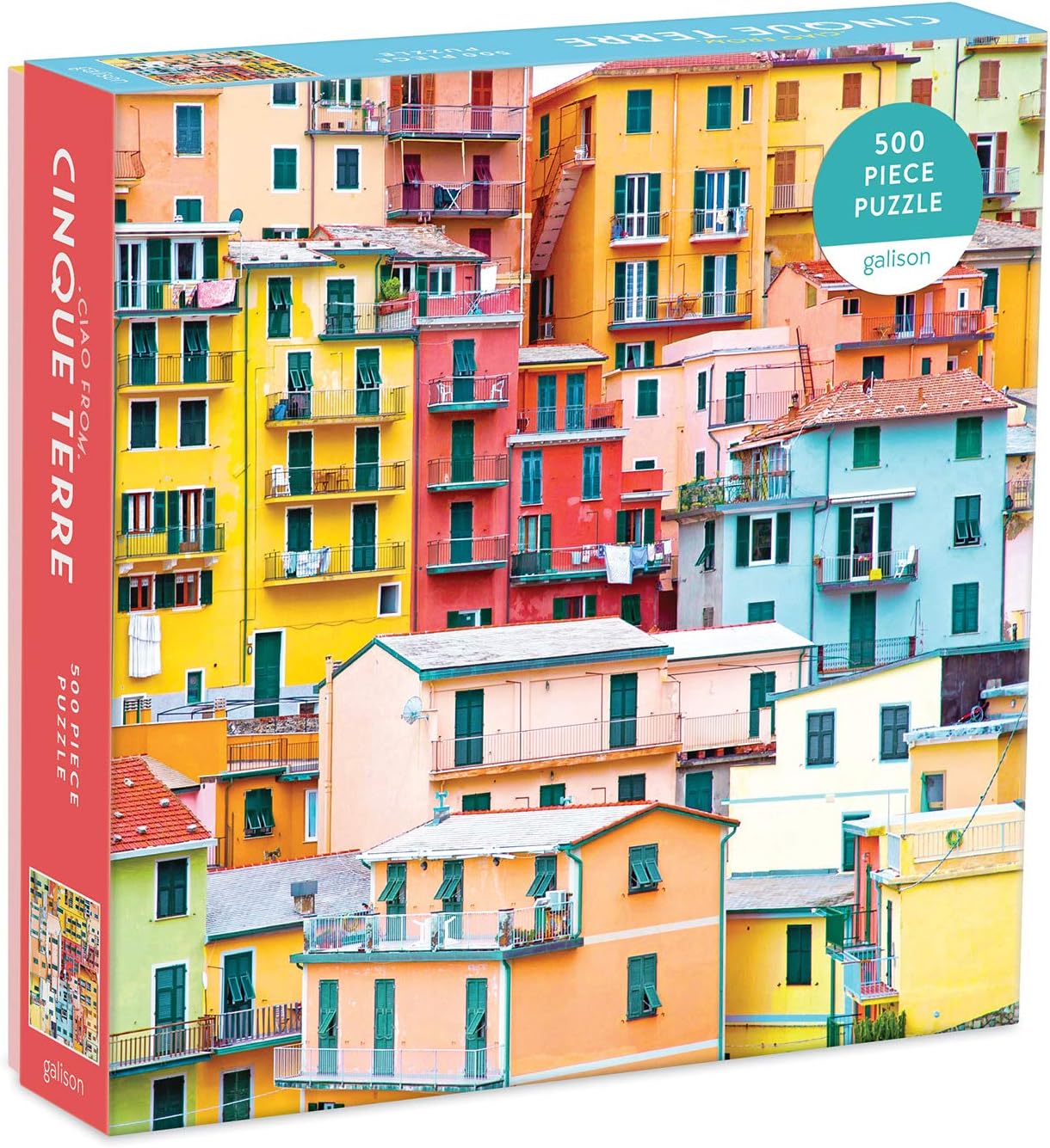 Galison Ciao from Cinque Terre 500 Piece Puzzle