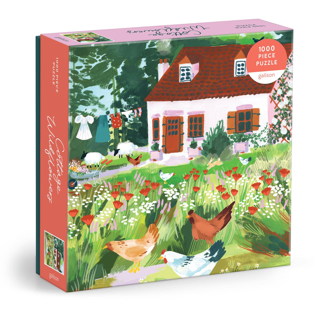 Cottage Wildflowers 1000 Piece Puzzle