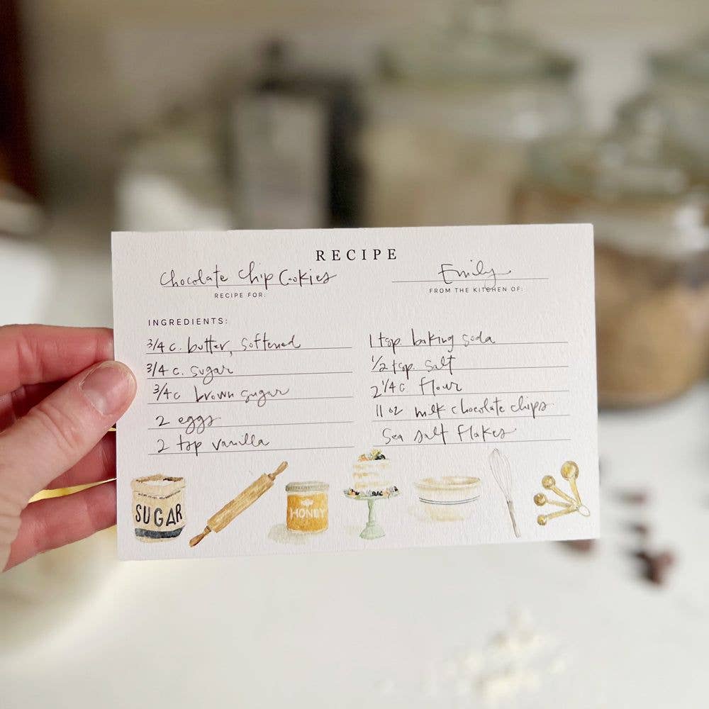 Baking Recipe Cards by Emily Lex