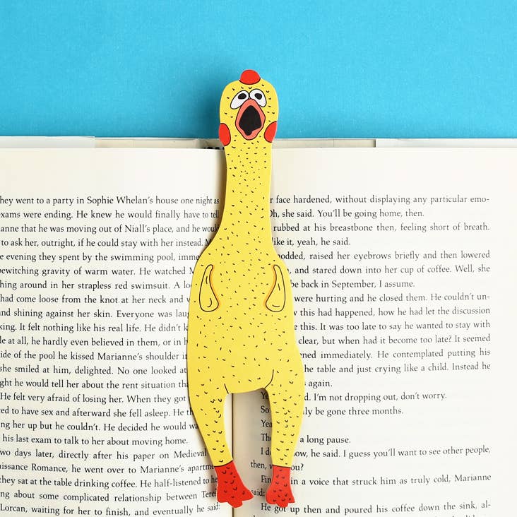 Rubber Chicken Bookmark (it&