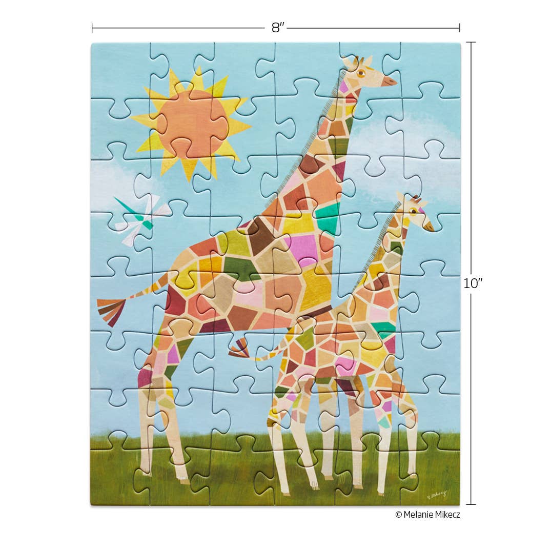 Sunshine Giraffes | 48 Piece Kids Puzzle Snax