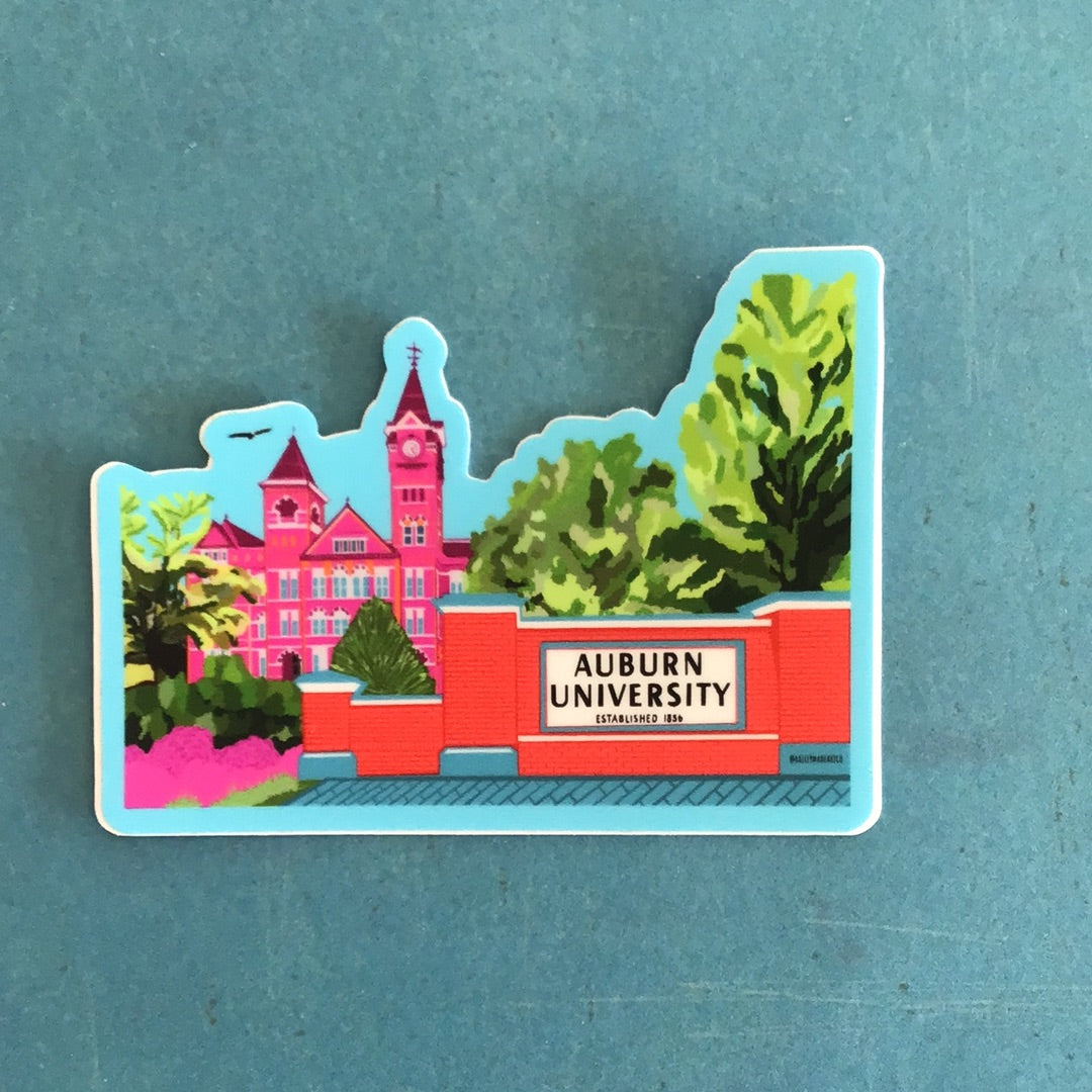 Auburn University Samford Hall Sticker