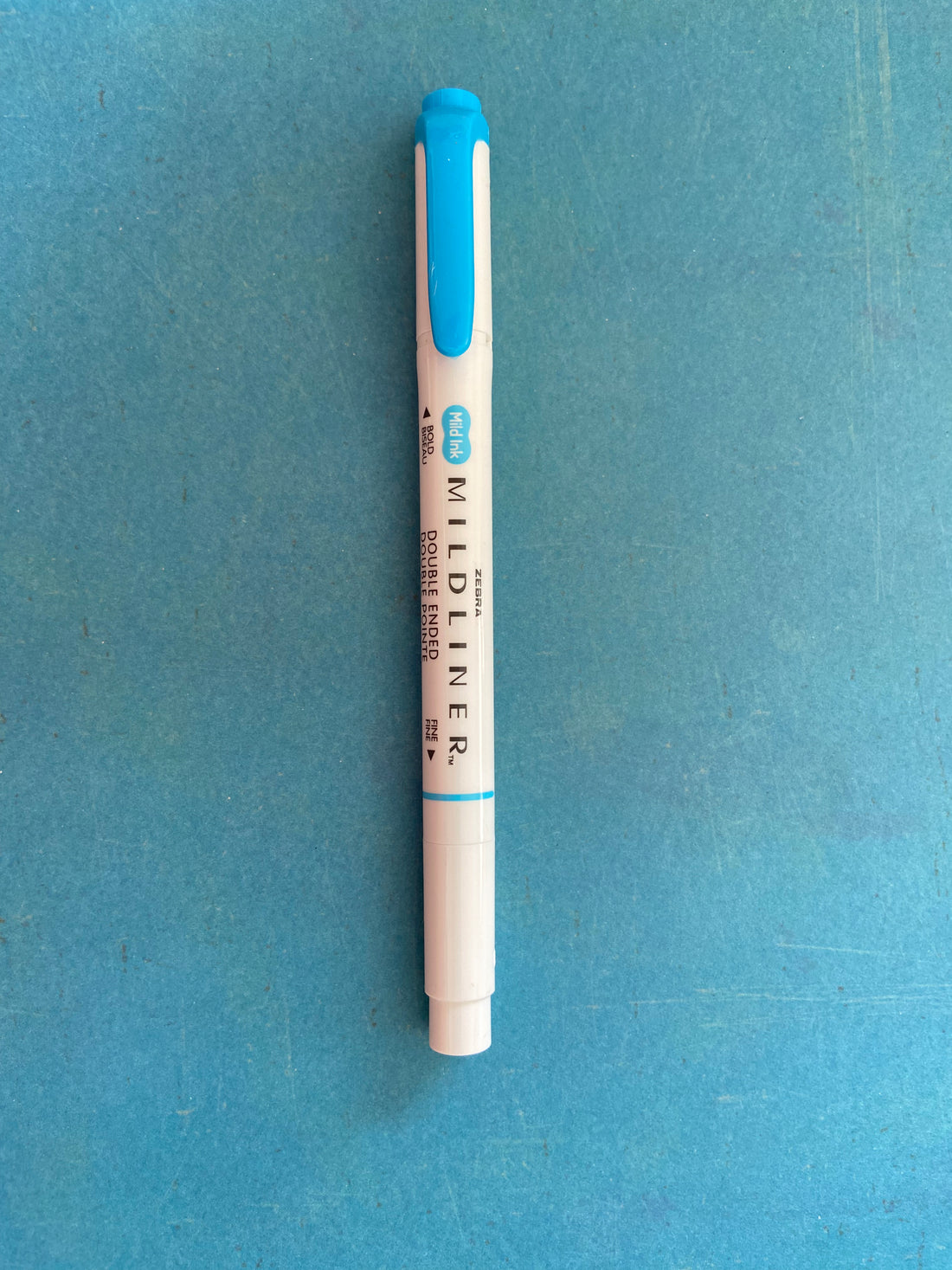 Zebra Mildliner Double-Ended Highlighter - Cyan