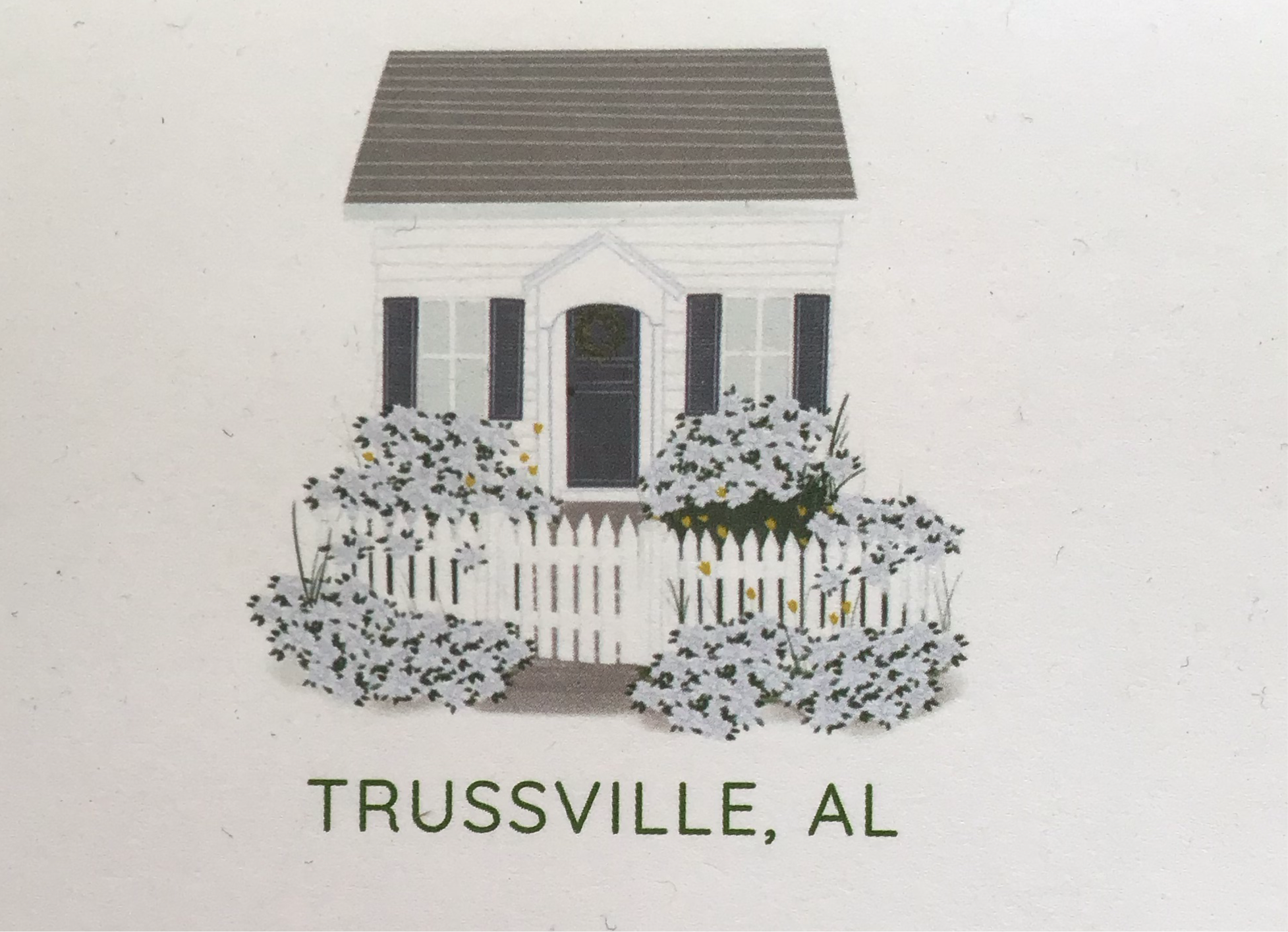 Trussville, AL Hydrangea Cottage Notepad