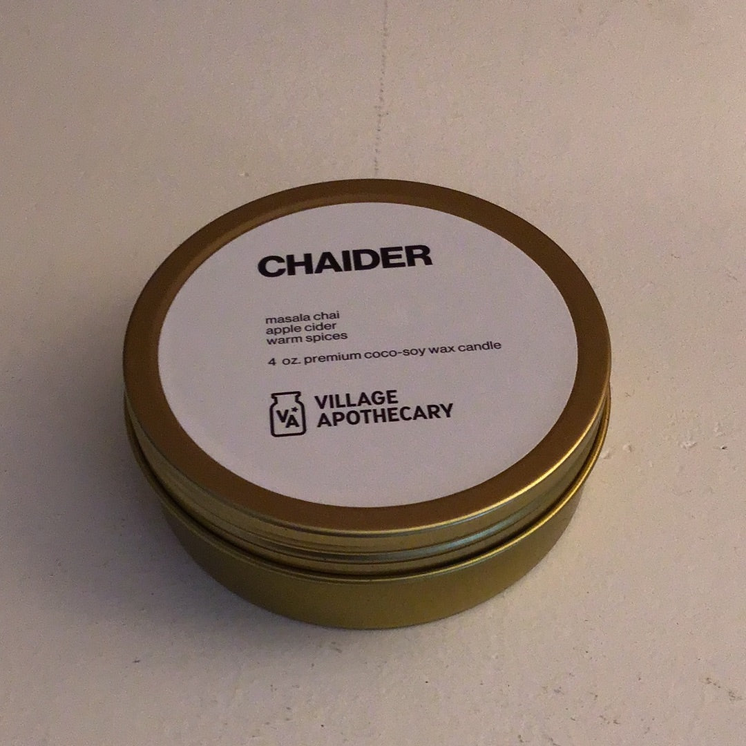Village Apothecary Chaider Candle in Tin