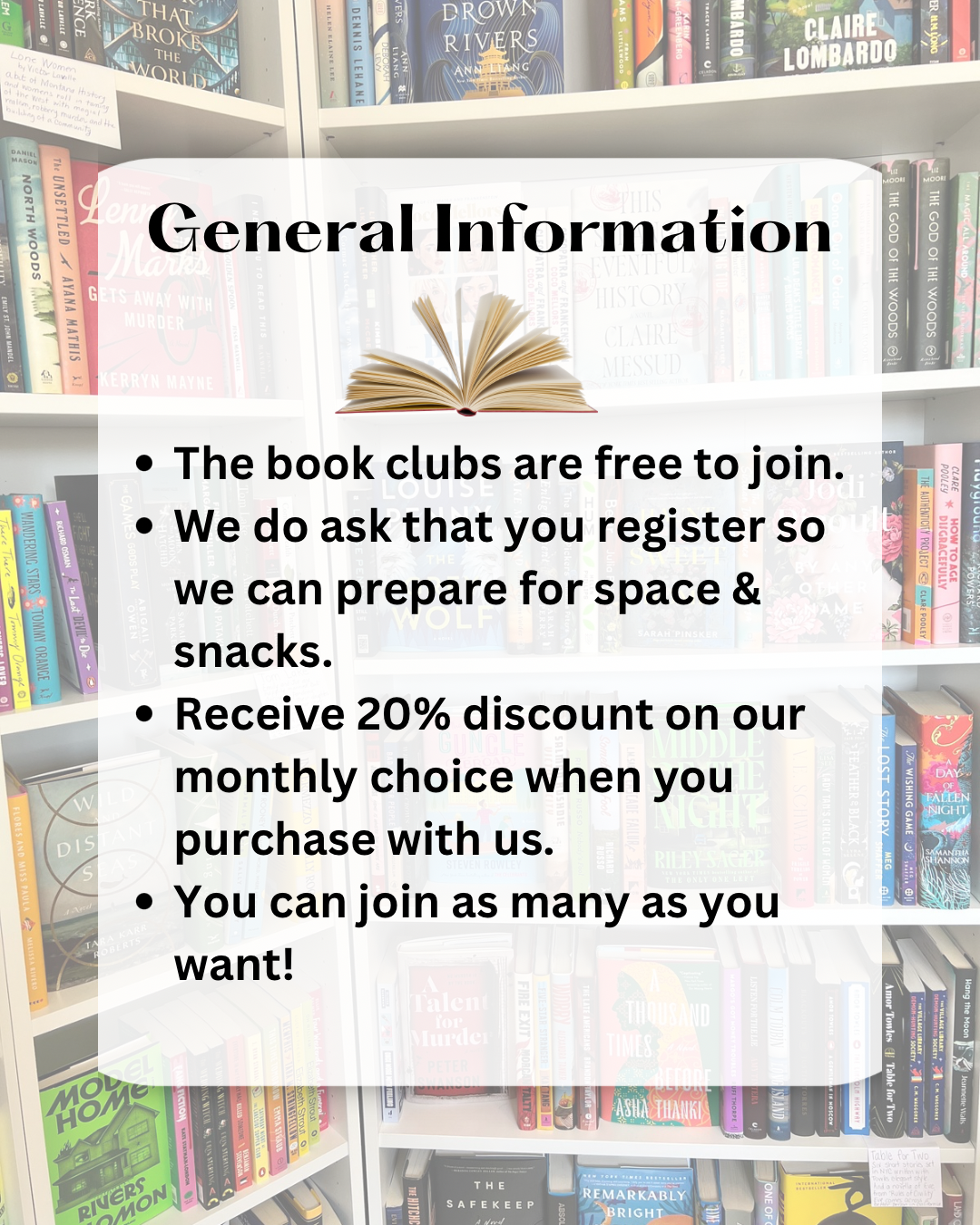 General Fiction Bookclub