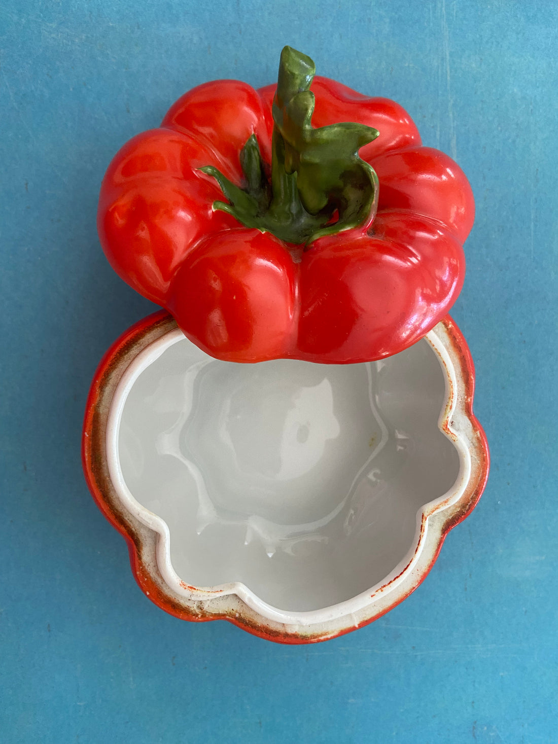 Vintage Royal Bayreuth Lidded Tomato Bowl