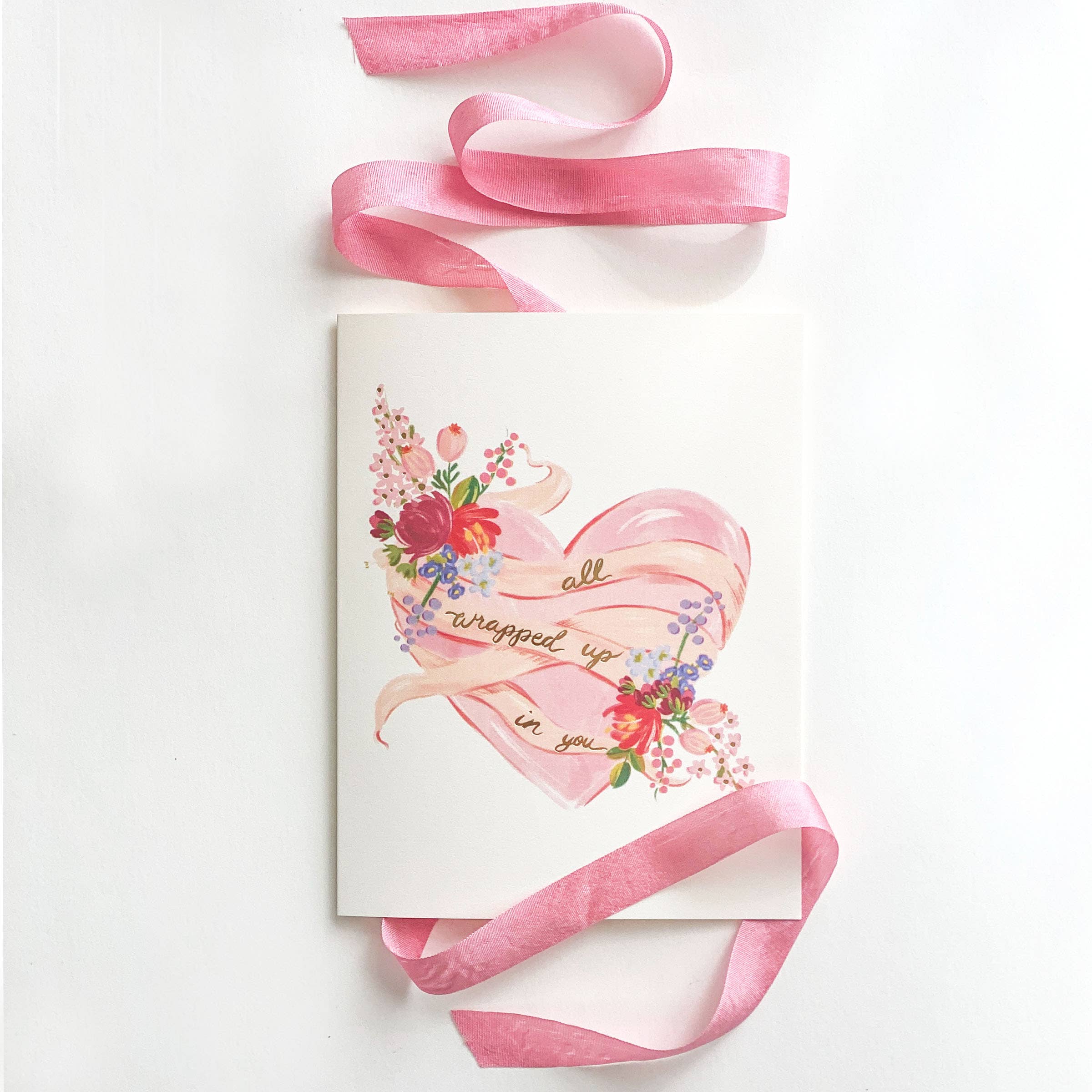 All Wrapped Up In You Greeting Card