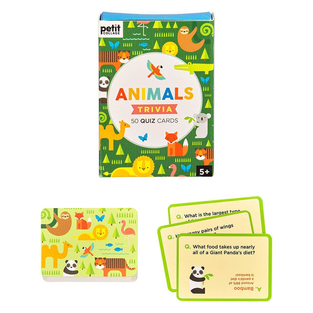 Animal Trivia 50 Quiz Cards