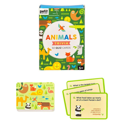 Animal Trivia 50 Quiz Cards