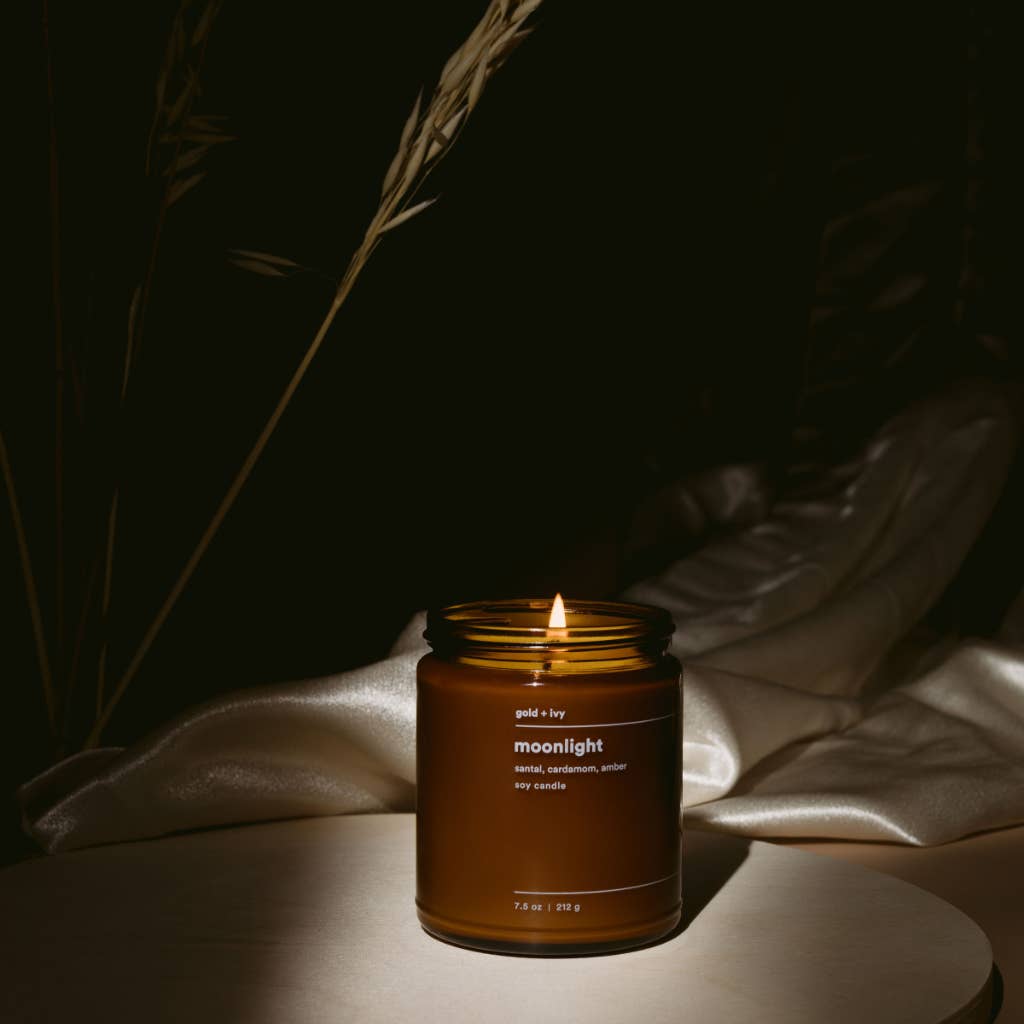 Gold and Ivy Candle Moonlight