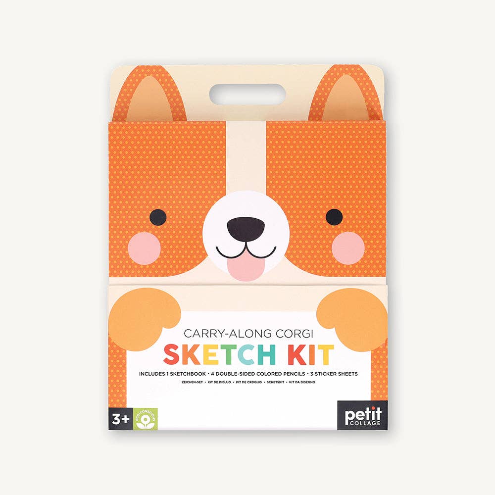 Carry-Along Corgi Sketch Kit