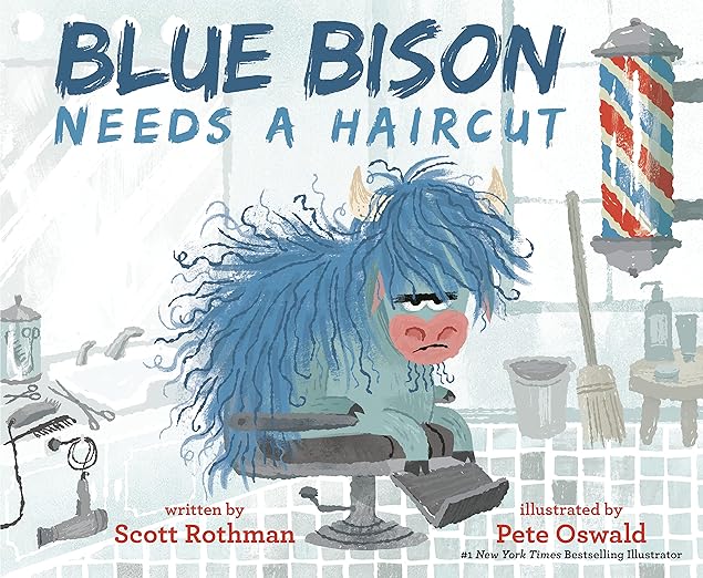 Blue Bison Needs A Haircut by Scott Rothman