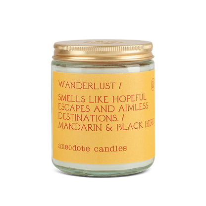 Anecdote Candles - Wanderlust (Mandarin &amp; Black Berry)