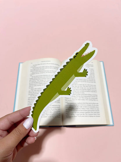 Gator Die Cut Bookmark