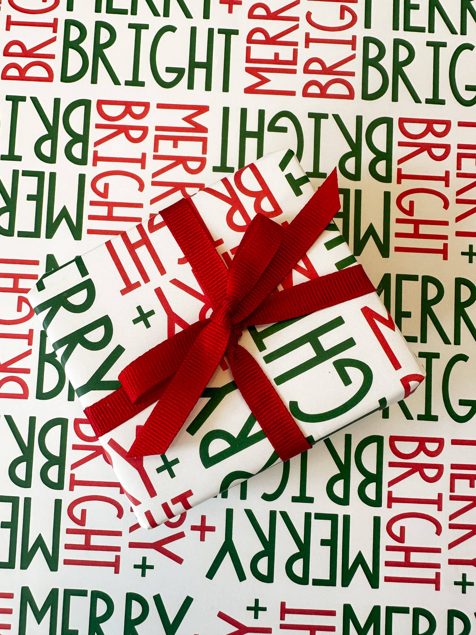 Merry + Bright Wrapping Paper