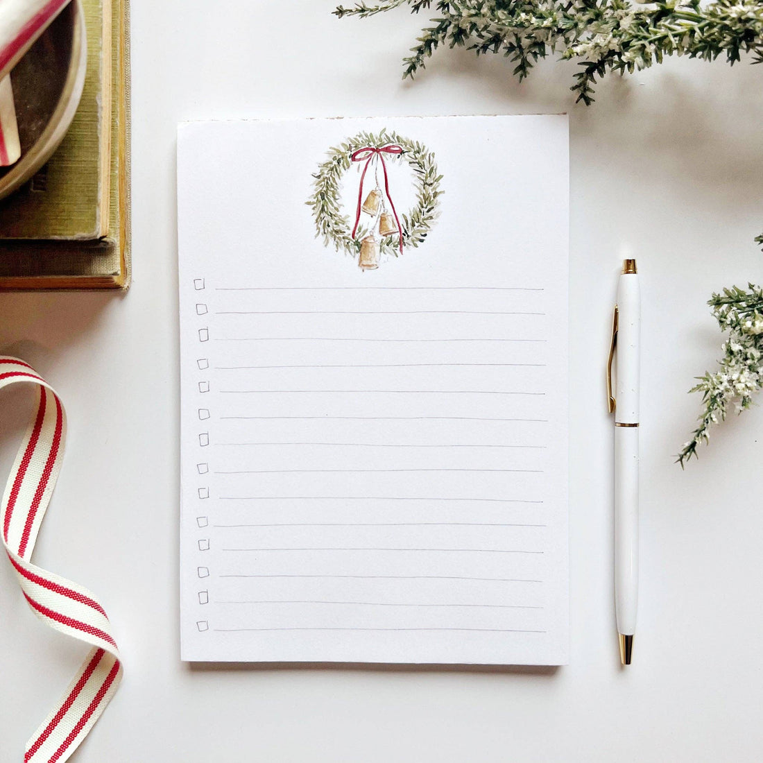 Christmas Checklist Notepad by Emily Lex