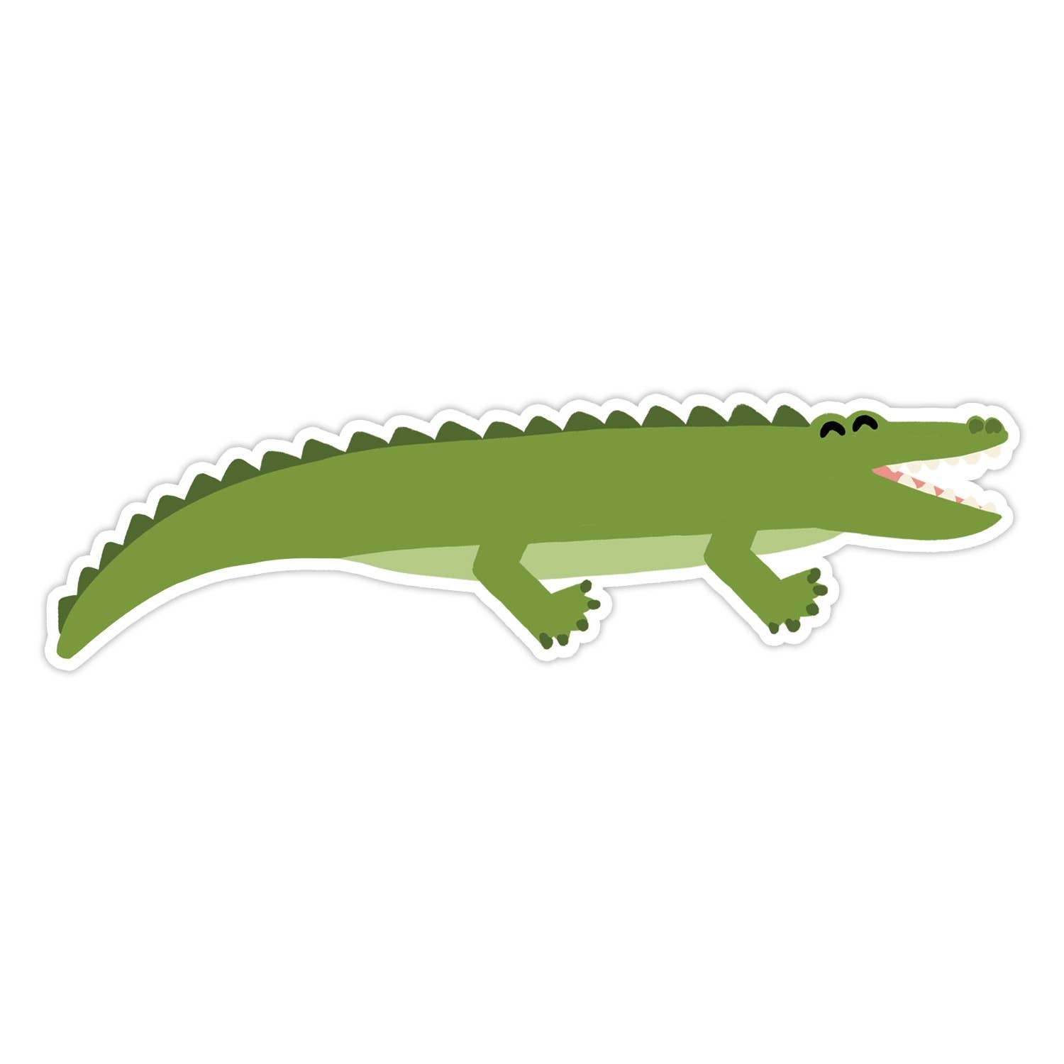 Gator Die Cut Bookmark