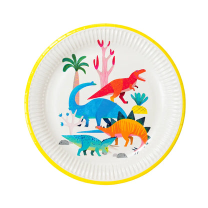 Party Dinosaur Plates